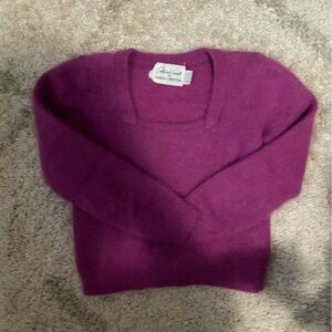 VALENTINES DAY Marisa Christina vintage crop wool sweater